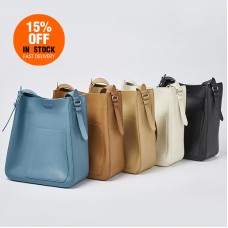 wholesale In stock 2024 new Fashion vintage ladies handbags genuine leather shoulder bag for women