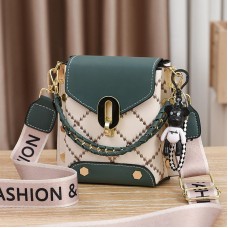 Trendy Women's Single Handle Handbags Button Closure Polyester Mobile Phone Bags Cases Wholesale Fashion Ladies' Shoulder Bags